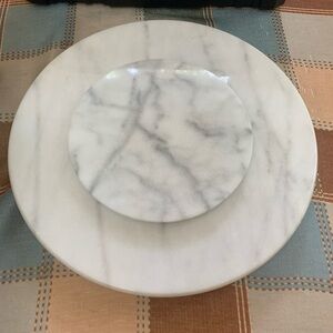 Marble cheese plate.